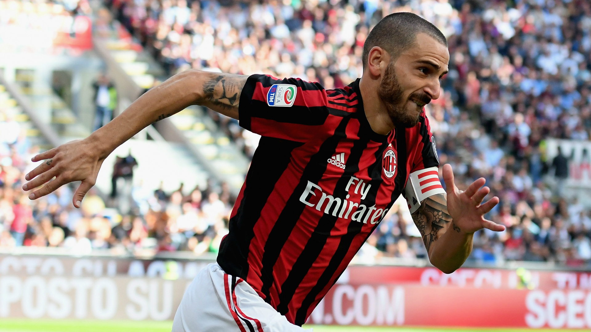 Leonardo Bonucci Milan Udinese Serie A 09172017