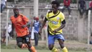 DAVID ANYEMBE of Re-Union and KEVIN KIMANI of Sofapaka.