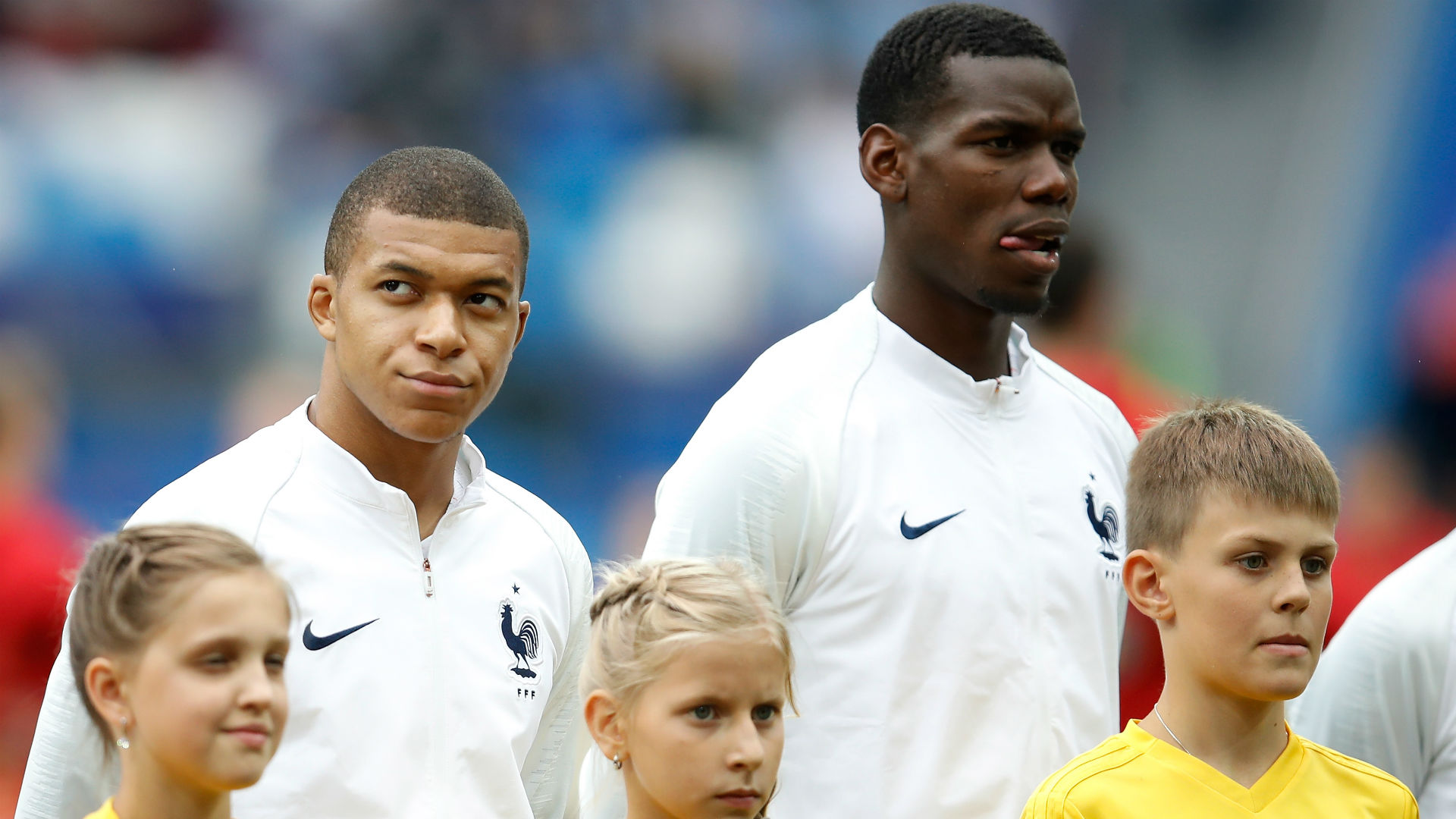  Paul Pogba Kylian Mbappe France 