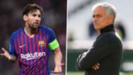 Lionel Messi Jose Mourinho GFX