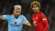 Sergio Aguero Marouane Fellaini Manchester City Manchester United 2018-19