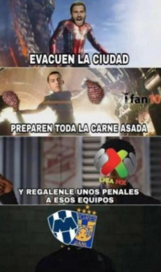 Los memes de la final de vuelta entre Monterrey y Tigres ...