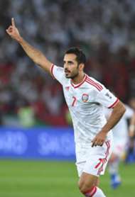Mabkhout after scoring in the Asian Cup