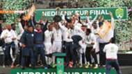 Free State Stars players with Nedbank Cup, May 2018