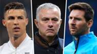Cristiano Ronaldo Jose Mourinho Lionel Messi