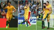 Juric/Cahill/Jedinak split
