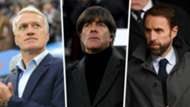 Didier Deschamps Joachim Low Gareth Southgate