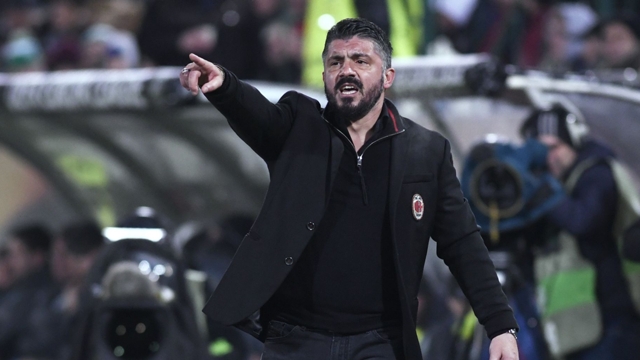 Gennaro Gattuso Ludogorets Milan Europa League