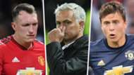 Phil Jones Jose Mourinho Victor Lindelof Man Utd