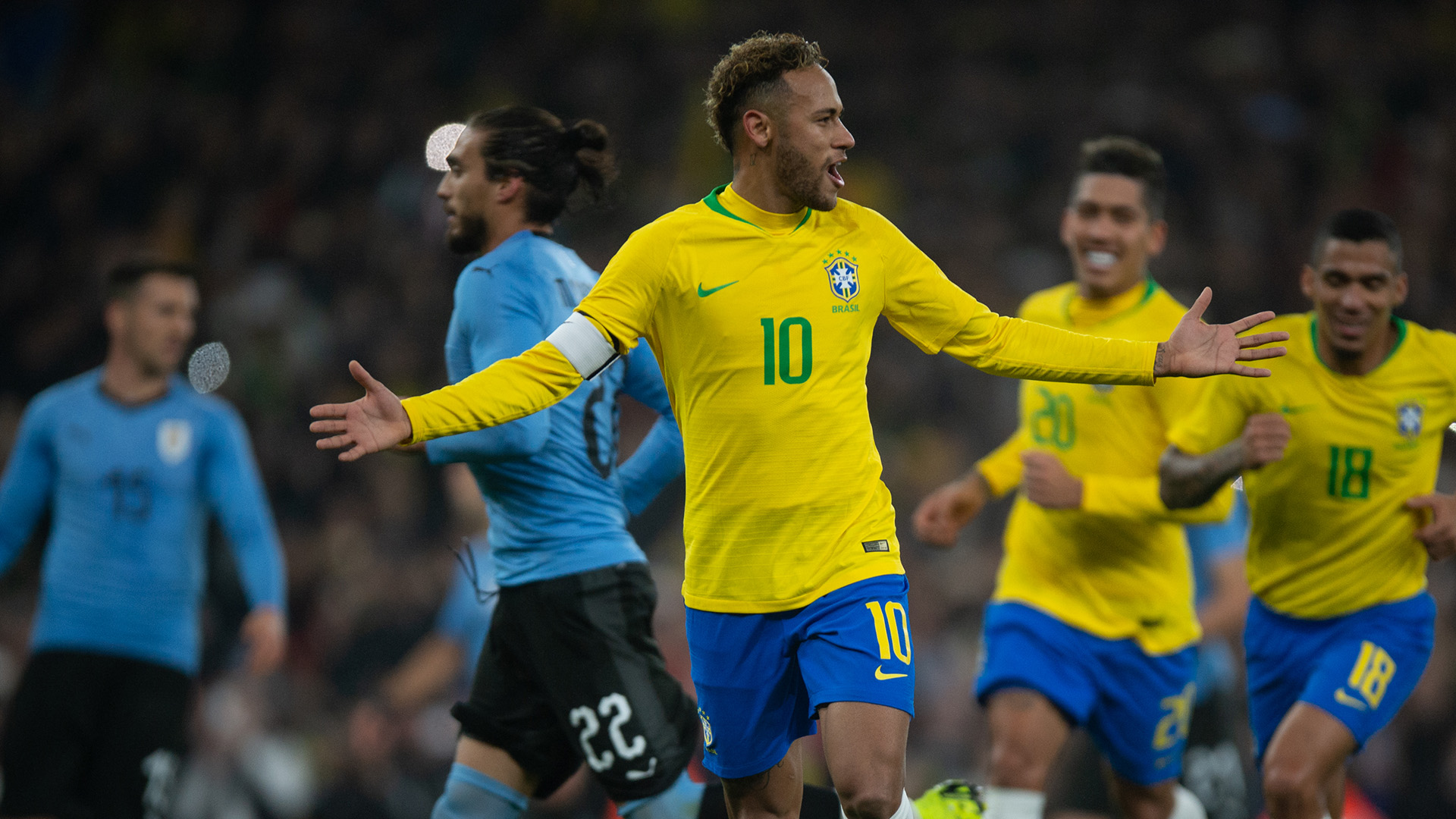 Neymar Brazil Uruguay Friendly 16112018