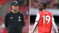 Jurgen Klopp Nicolas Pepe