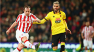 Charlie Adam Valon Behrami Stoke City Watford Premier League 01032017