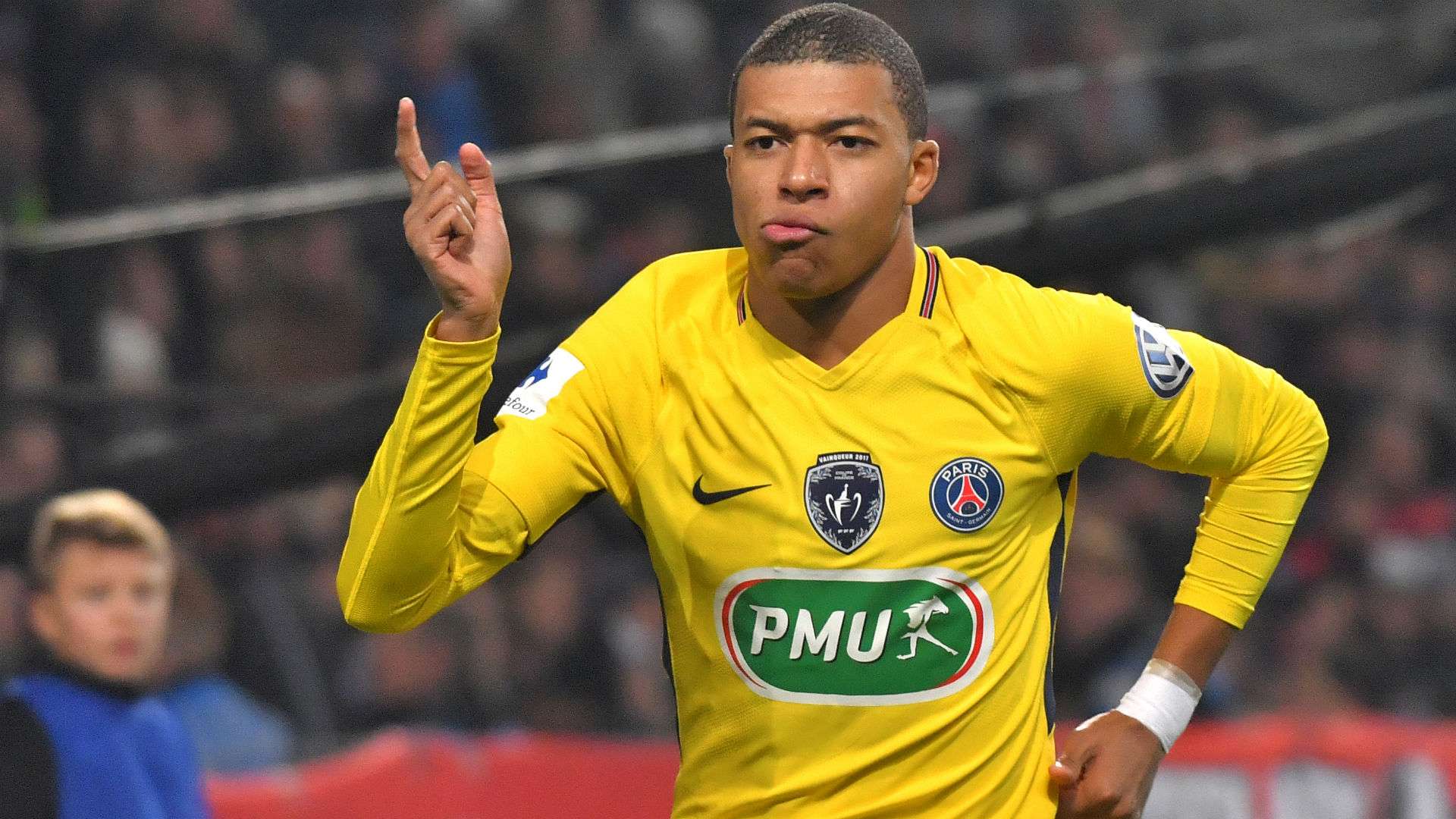 Kylian Mbappe Rennes PSG Coupe de France 07012018