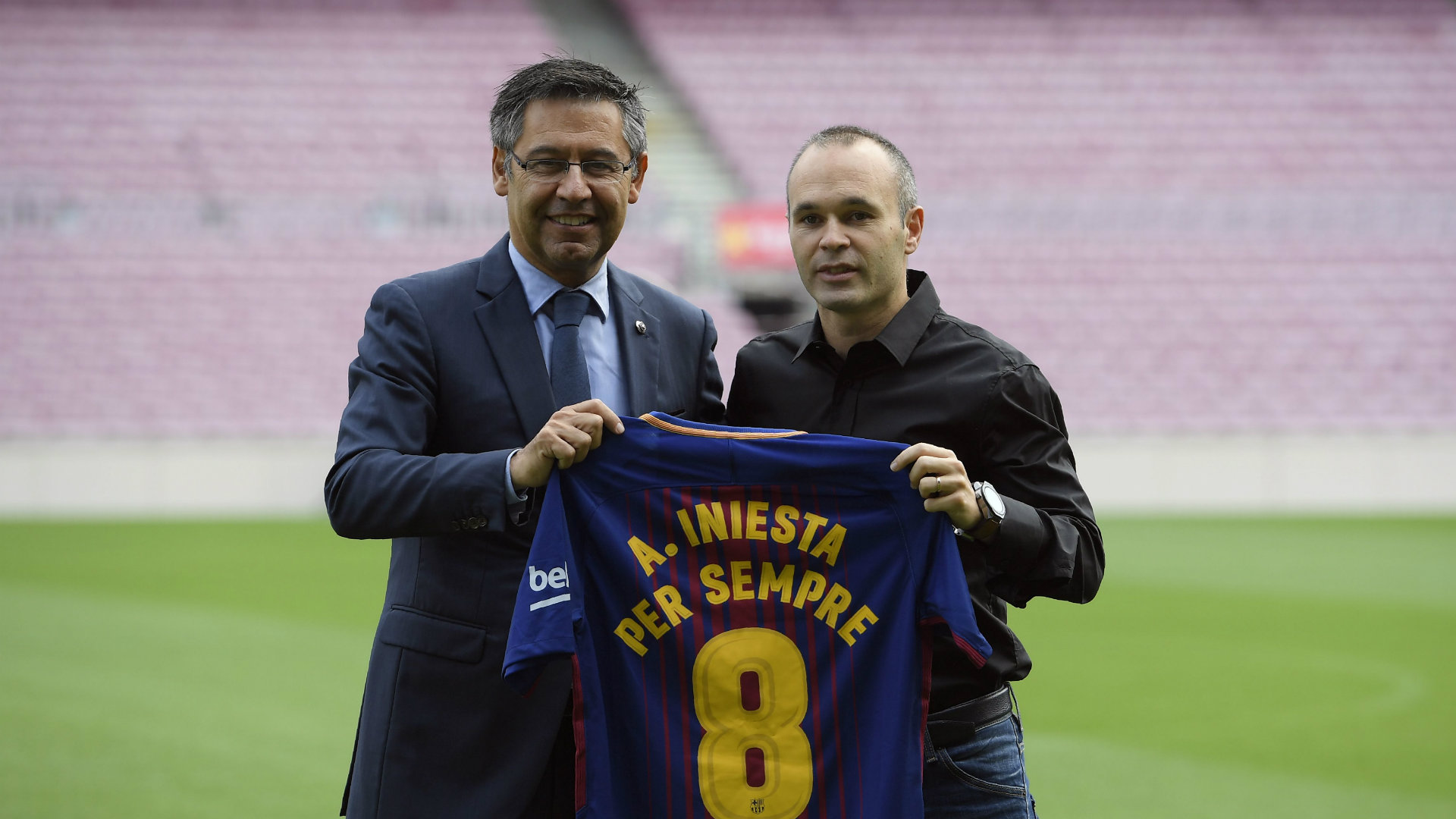 Andrés Iniesta Bartomeu Barcelona