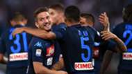 Napoli celebrates against Lazio