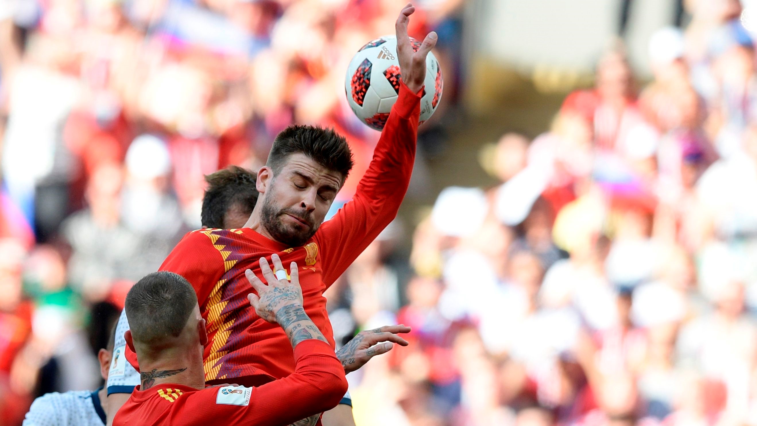   Gerard Pique Spain Russia Spain Russia 01072018 