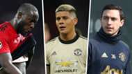 Romelu Lukaku, Marcos Rojo, Matteo Darmian, Man Utd