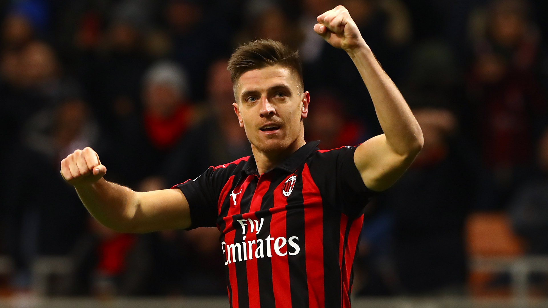 Piatek AC Milan Napoli