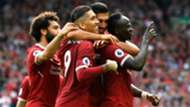 Sadio Mane Roberto Firmino Mohamed Salah Emre Can Liverpool 2017