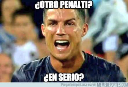 Los memes de Cristiano Ronaldo llorando en el Valencia vs ...