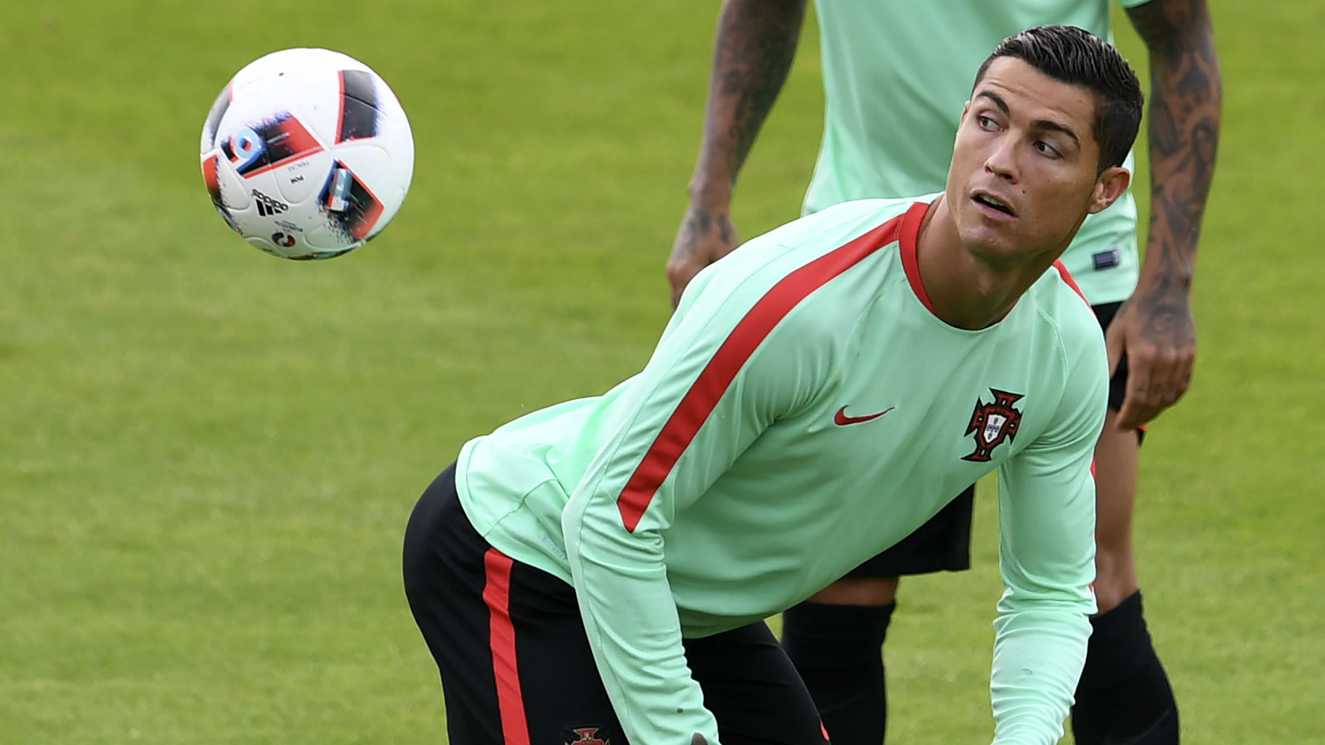 Vor Polen-Duell: Cristiano Ronaldo sprüht vor Spielfreude.