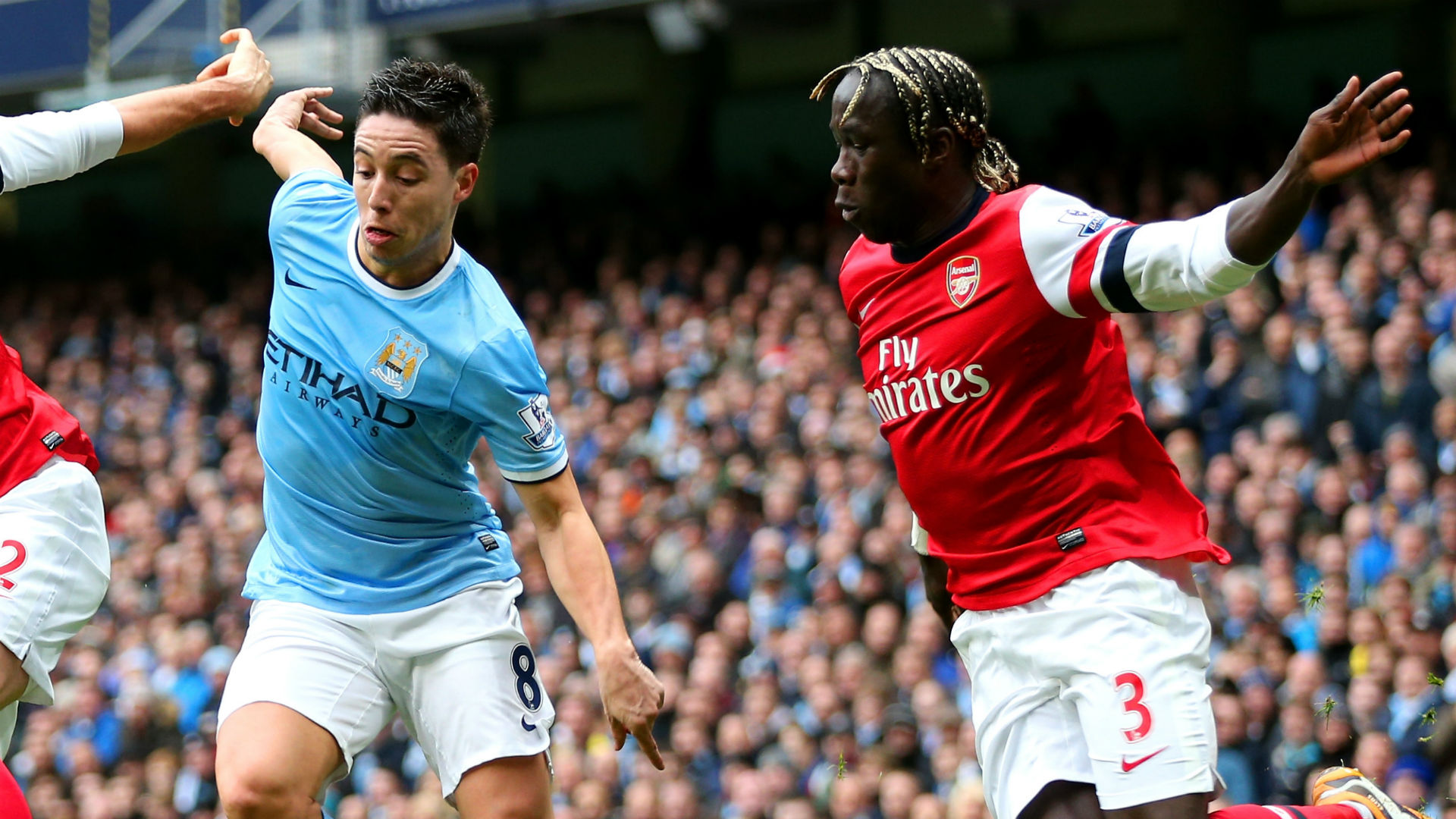 Samir Nasri Bacary Sagna Arsenal Manchester City