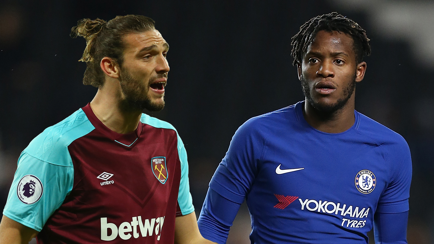 Andy Carroll Michy Batshuayi