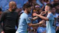 Phil Foden and David Silva, Manchester City