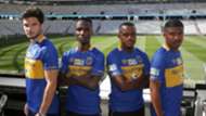 Cape Town City FC players; Roland Putsche, Teko Modise, Ayanda Patosi and Lyle Lakay