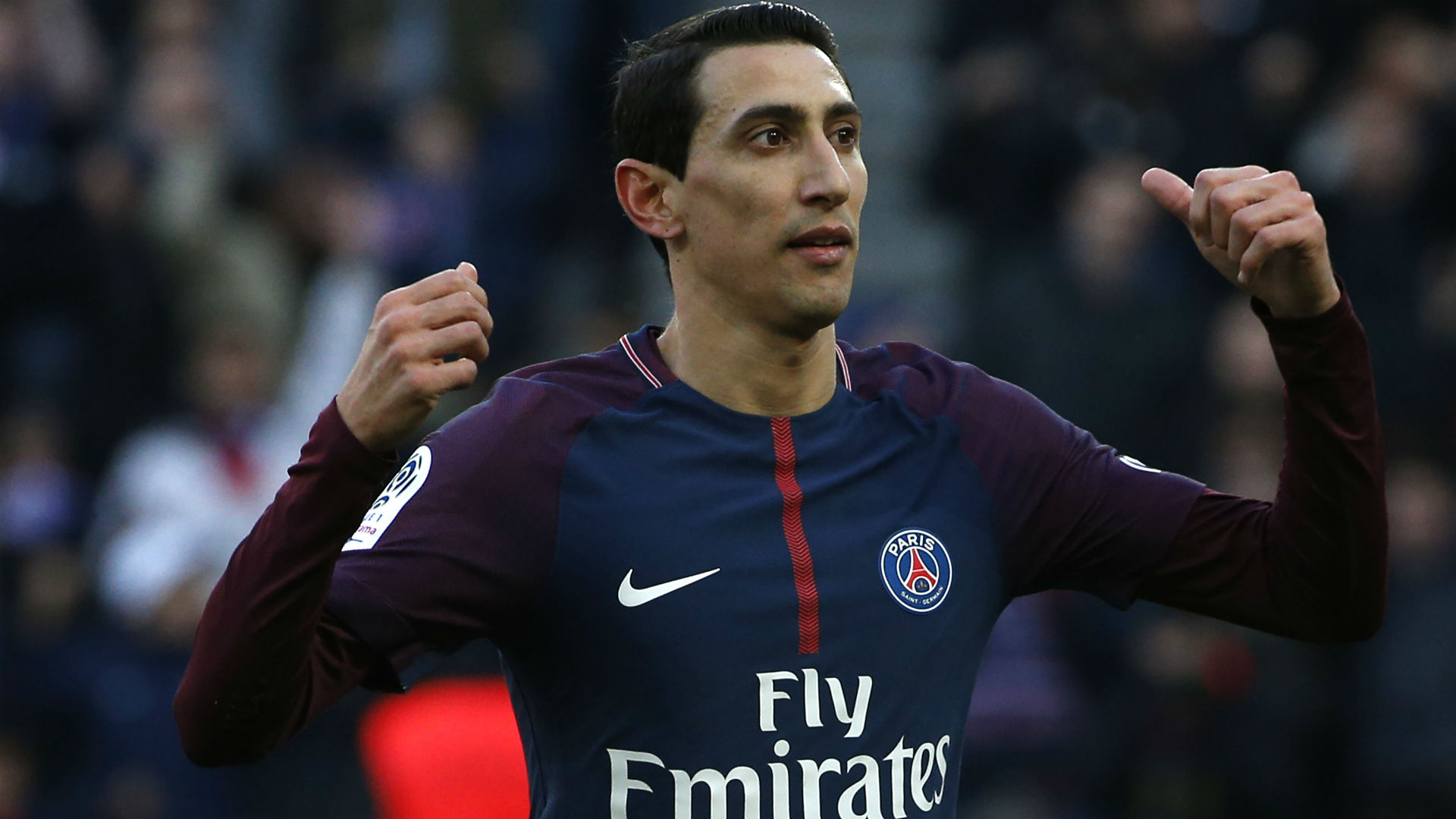 Angel Di Maria PSG Strasbourg Ligue 1 17022018