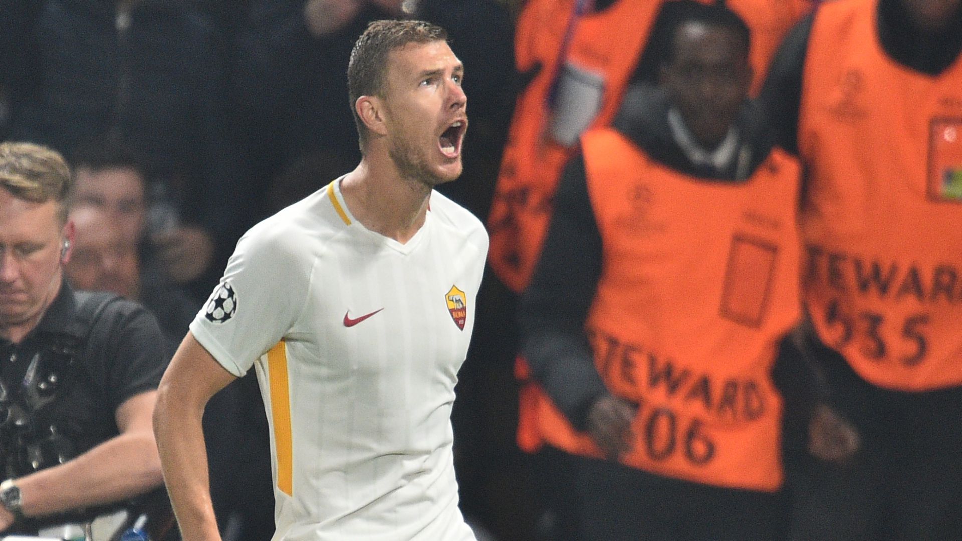 Edin Dzeko Chelsea Roma