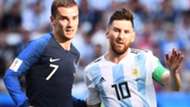 Griezmann Messi França Argentina 03 09 2018