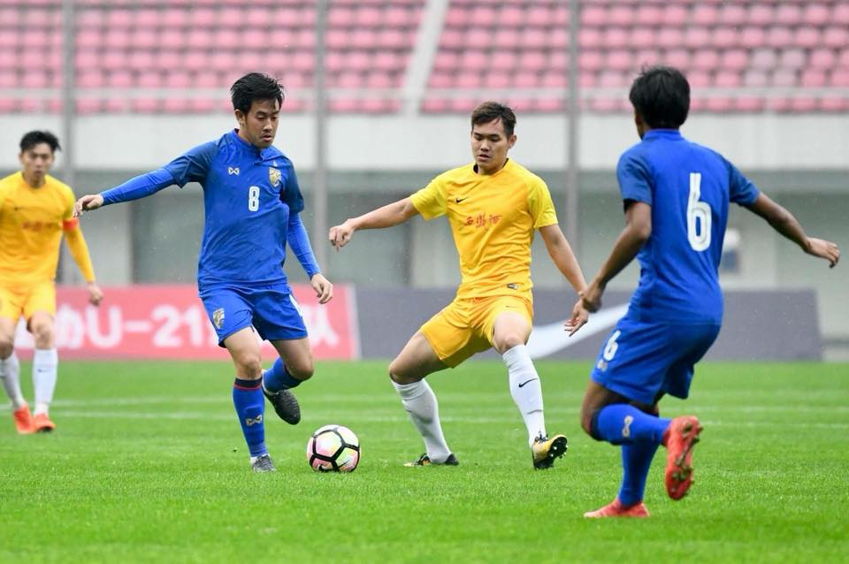 ผลการค้นหารูปภาพสำหรับ ช้างศึก U-21 บุกเสมอจีน 0-0