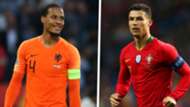 Virgil van Dijk Netherlands Cristiano Ronaldo Portugal