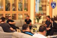 Tunku Ismail Sultan Ibrahim, Jorge Mendes, Joan Laporta