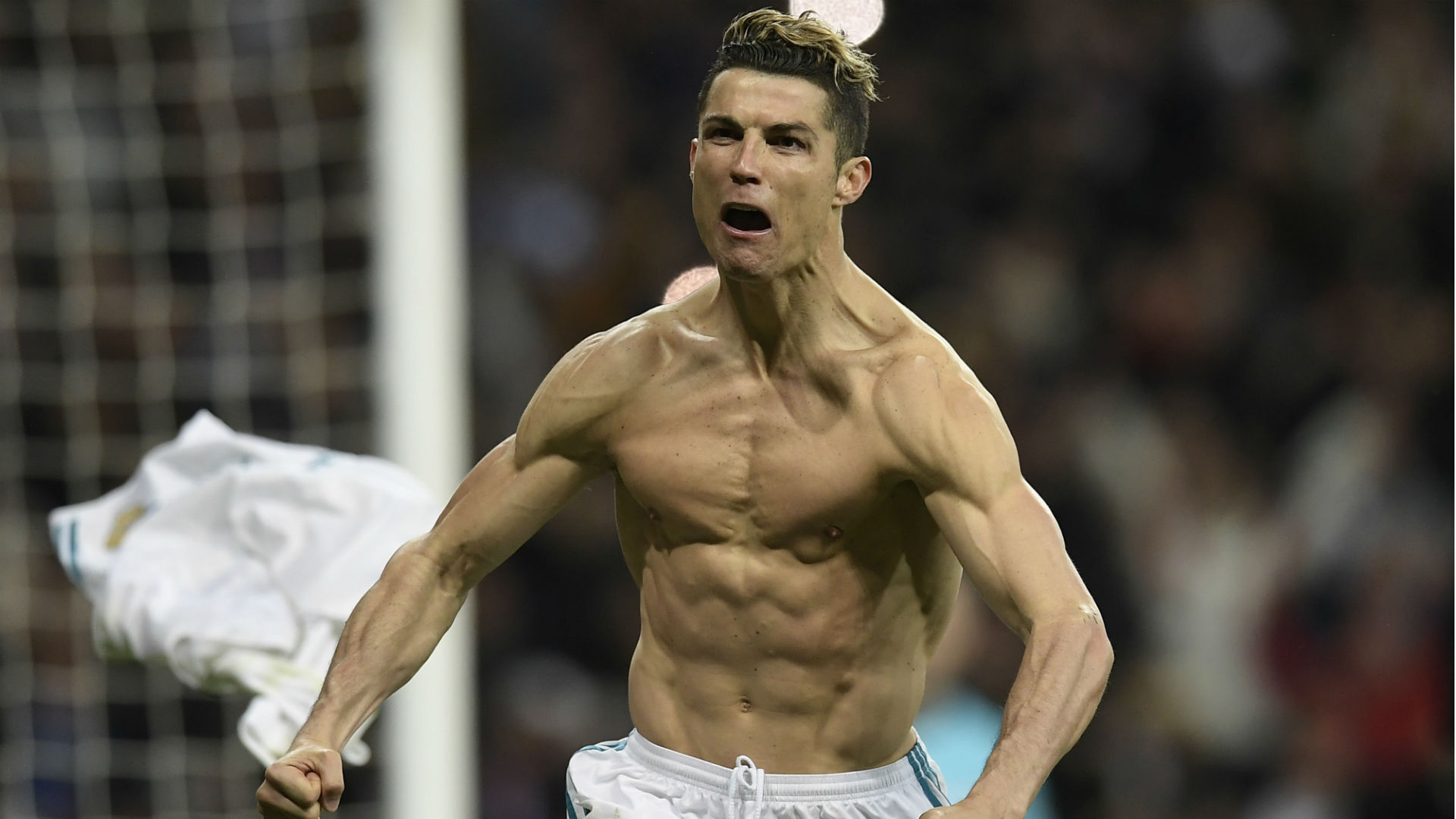 Image result for Ronaldo explains topless celebrations for Real Madrid