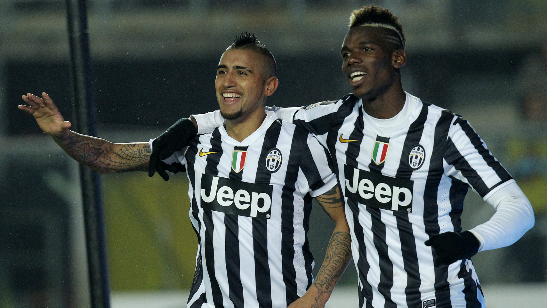 arturo vidal paul pogba juventus