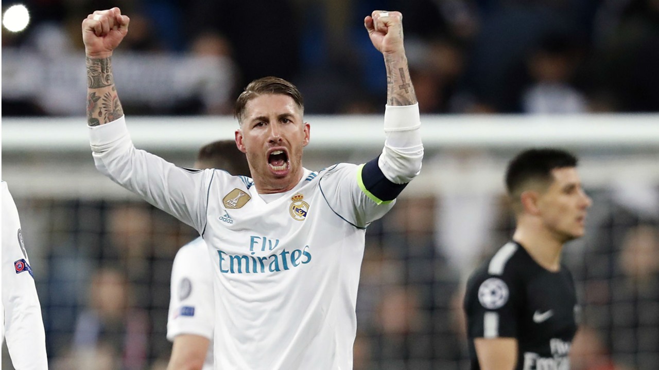 RÃ©sultat de recherche d'images pour "Sergio Ramos (Real Madrid champion league 2018 coupe"