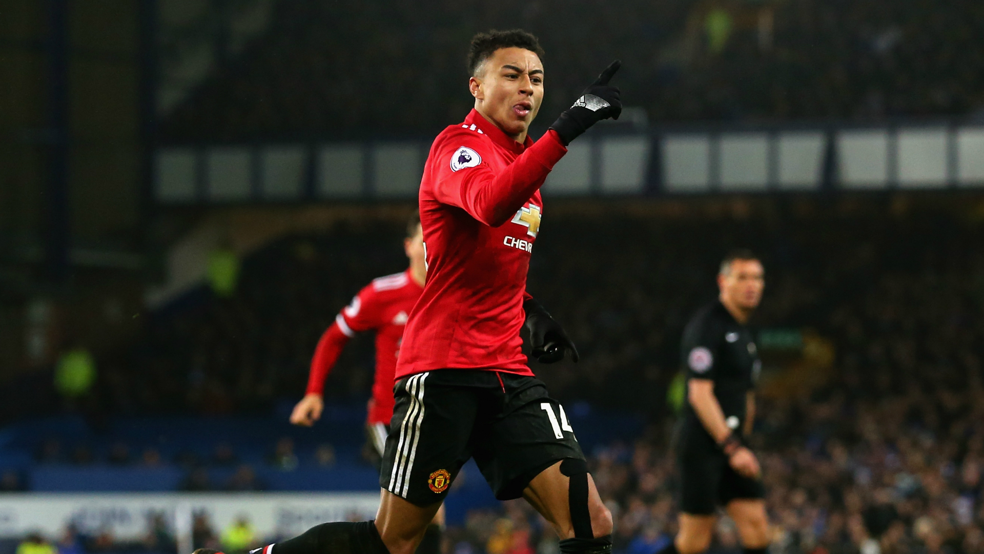 Jesse Lingard Manchester United Everton