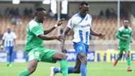 Gor Mahia captain Harun Shakava v AFC Leopards.