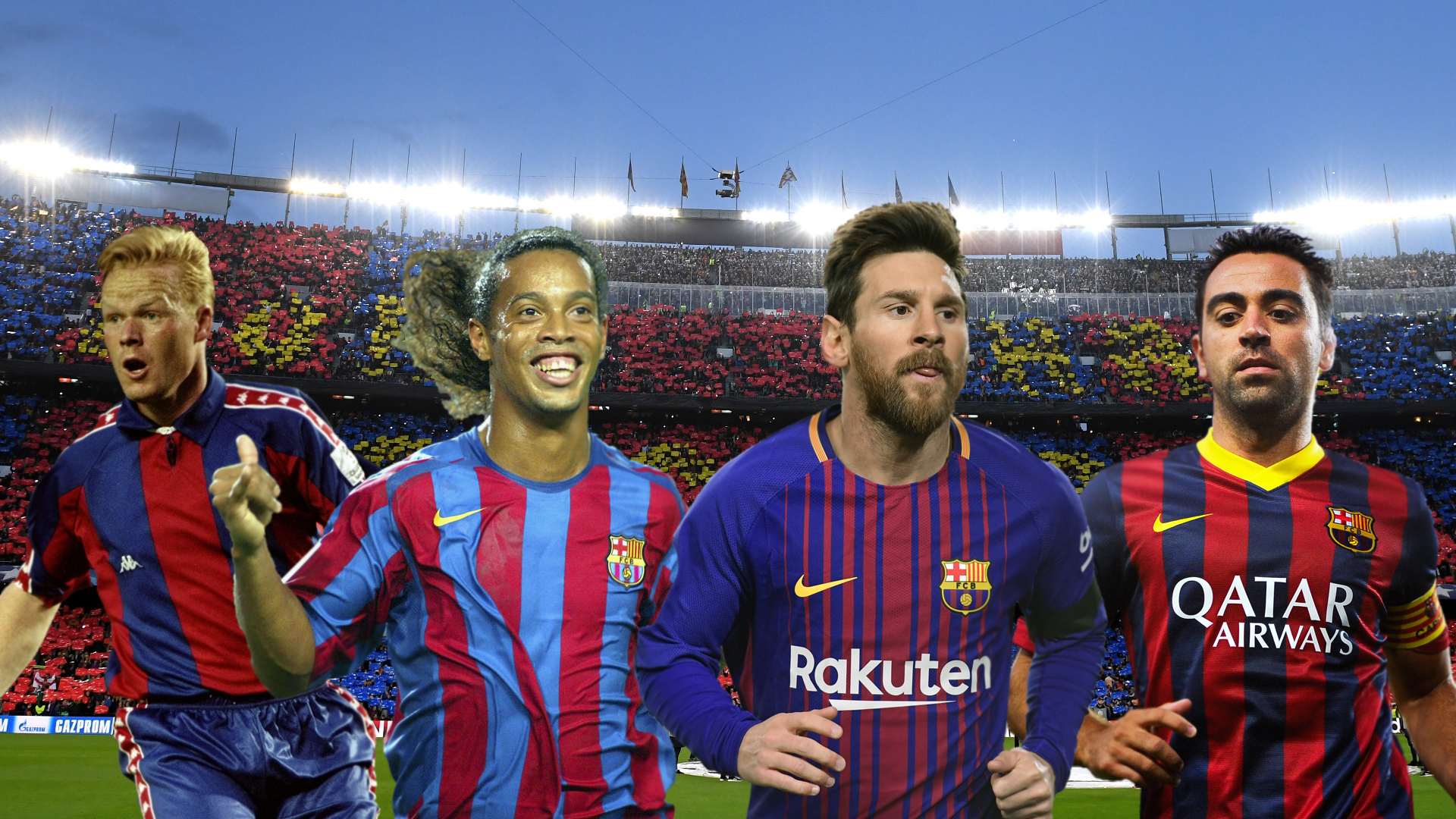 Lionel Messi, Johan Cruyff And Ronaldinho - The Best Barcelona Players ...