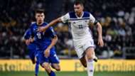Edin Dzeko Nicolò Barella Italy Bosnia Euro 2020