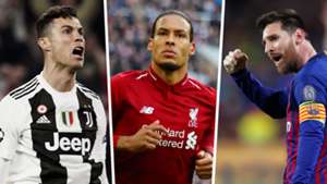 Cristiano Ronaldo Virgil Van Dijk Lionel Messi