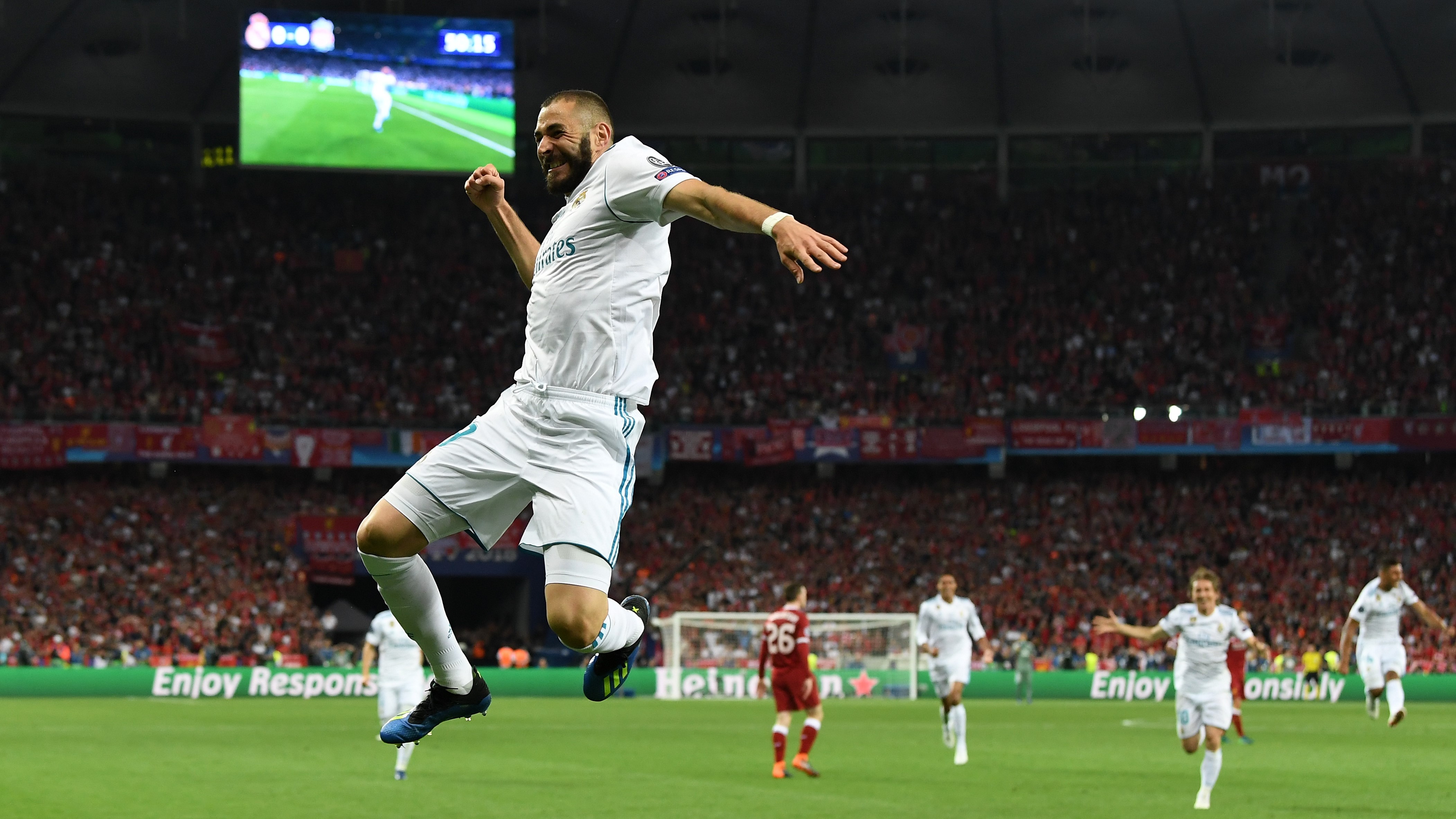  Karim Benzema Real Madrid UCL Liverpool 