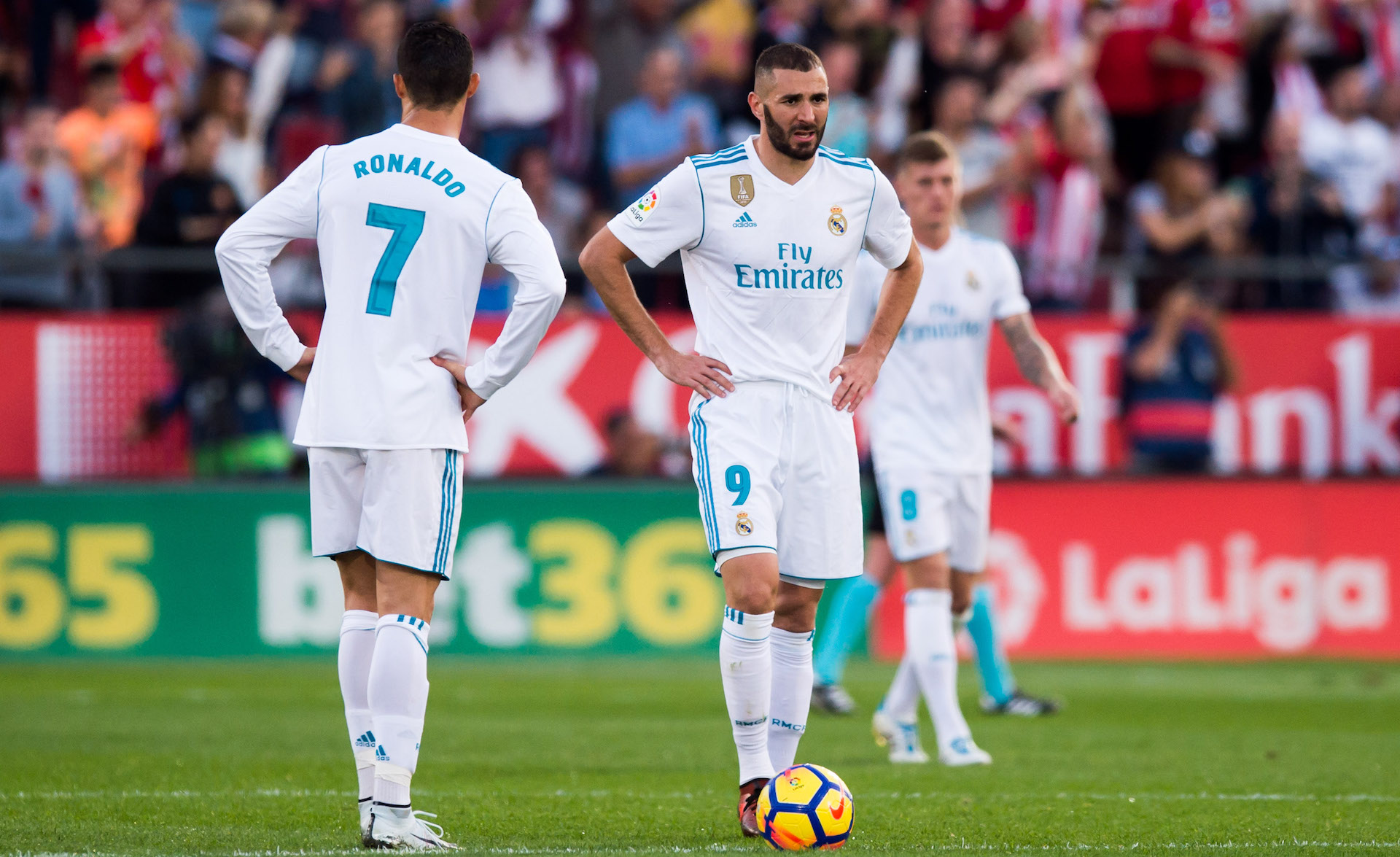 Cristiano Ronaldo Benzema Girona Real Madrid LaLiga