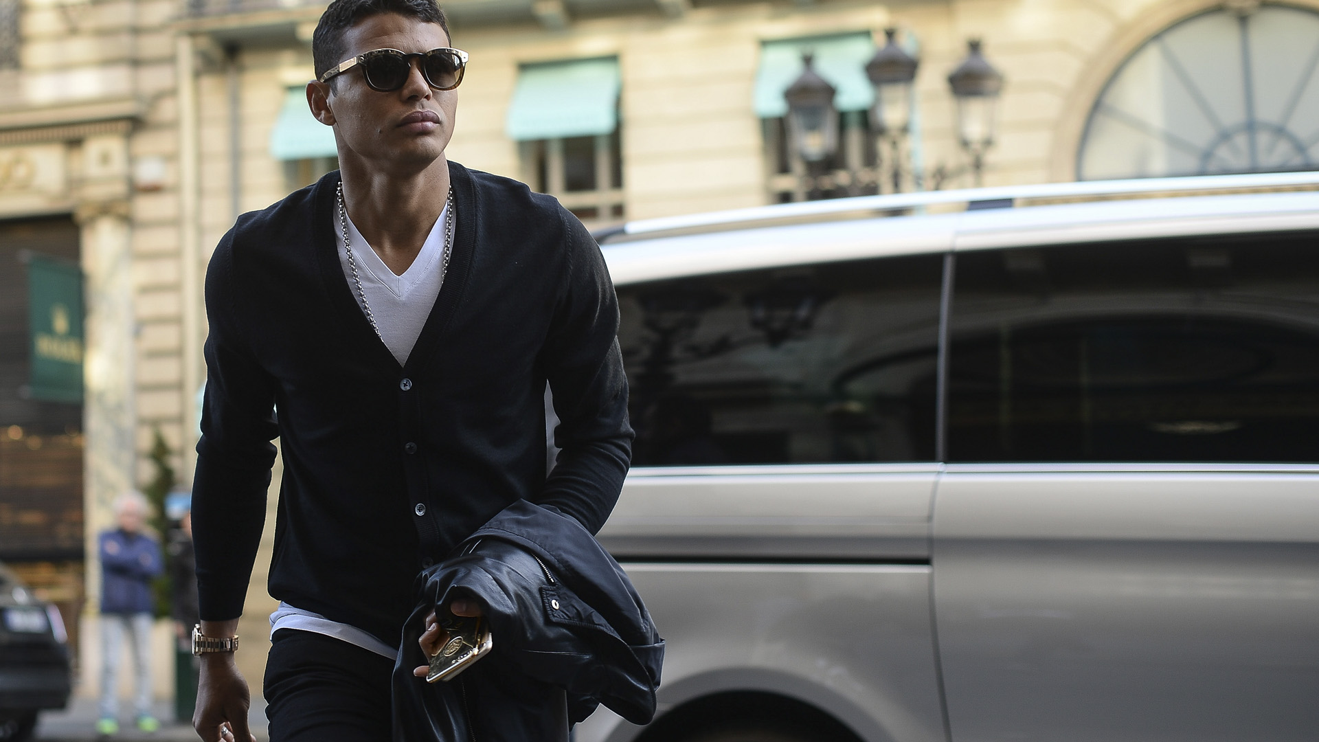 Thiago Silva Brasil apresentação em Paris 06 11 17