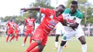 LIKONO GERSON of Posta Rangers and DAVID OWINO of Mathare United