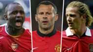 Patrick Vieira Ryan Giggs Emmanuel Petit