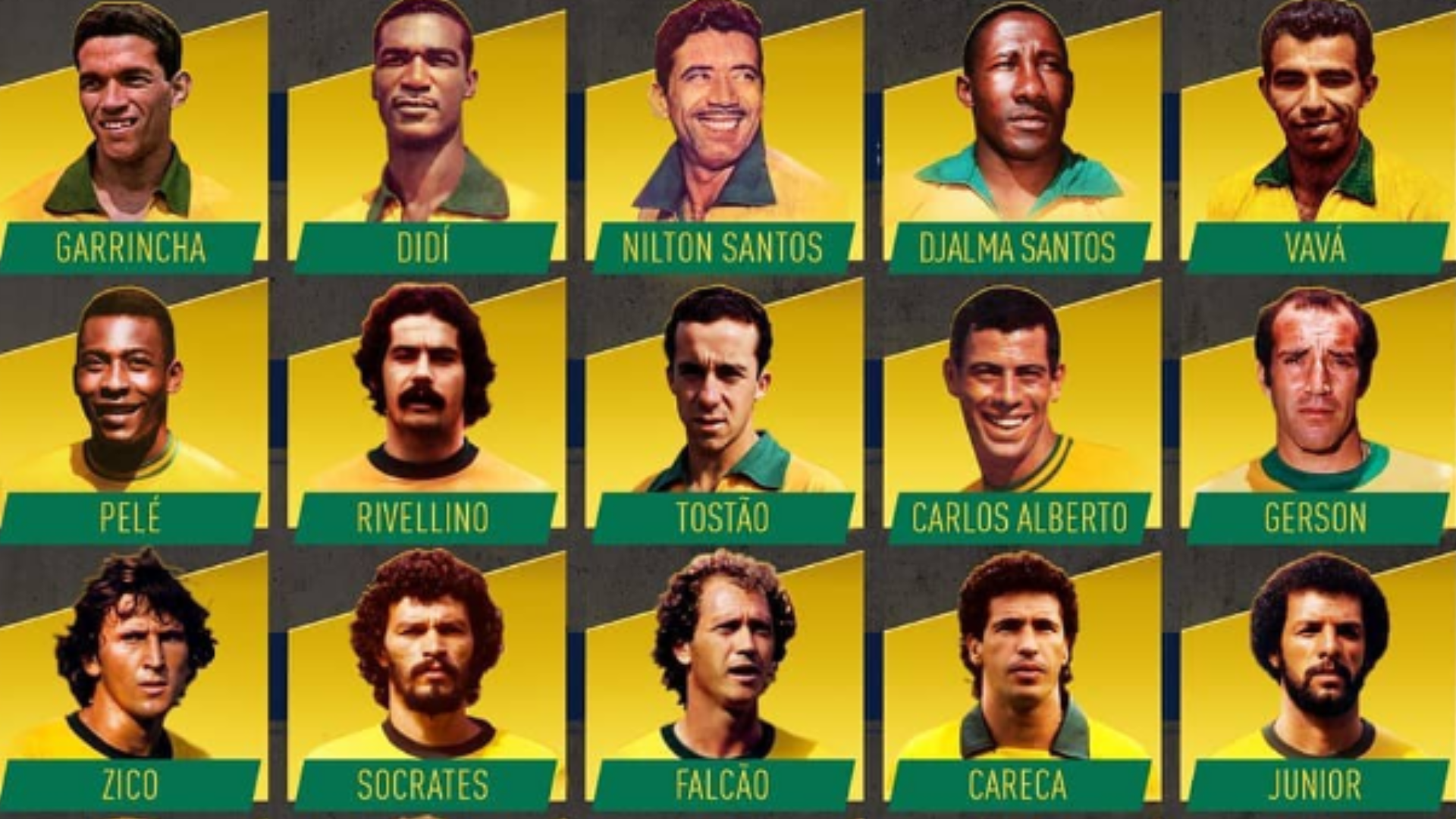 Os Melhores Jogadores Da História Da Seleção Brasileira | Goal.com