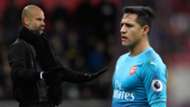 Guardiola and Alexis
